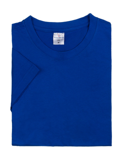 Niebieski t-shirt męski